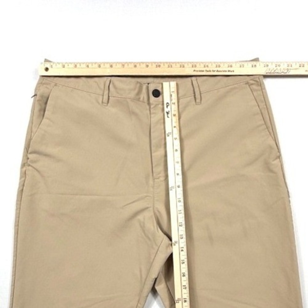 Banana Republic Core Temp Chino Pants Khaki Tan Stretch Performance Mens 38x32 - Picture 4 of 6
